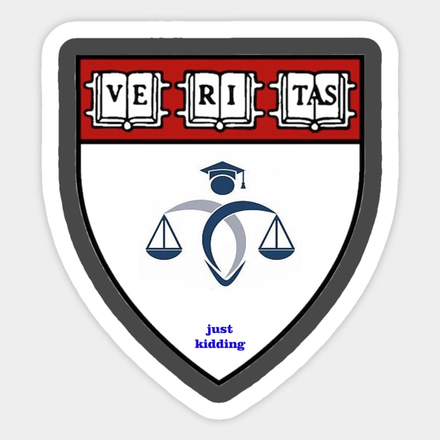 law harvard Sticker by AMIN